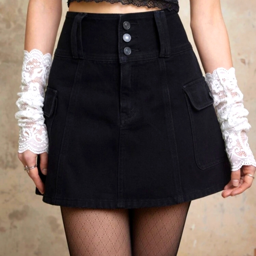 Jeans mini skirt